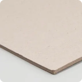 Grey chipboard cardboard